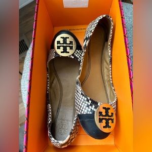 Tory Burch Minnie Cap-Toe Ballet Flats